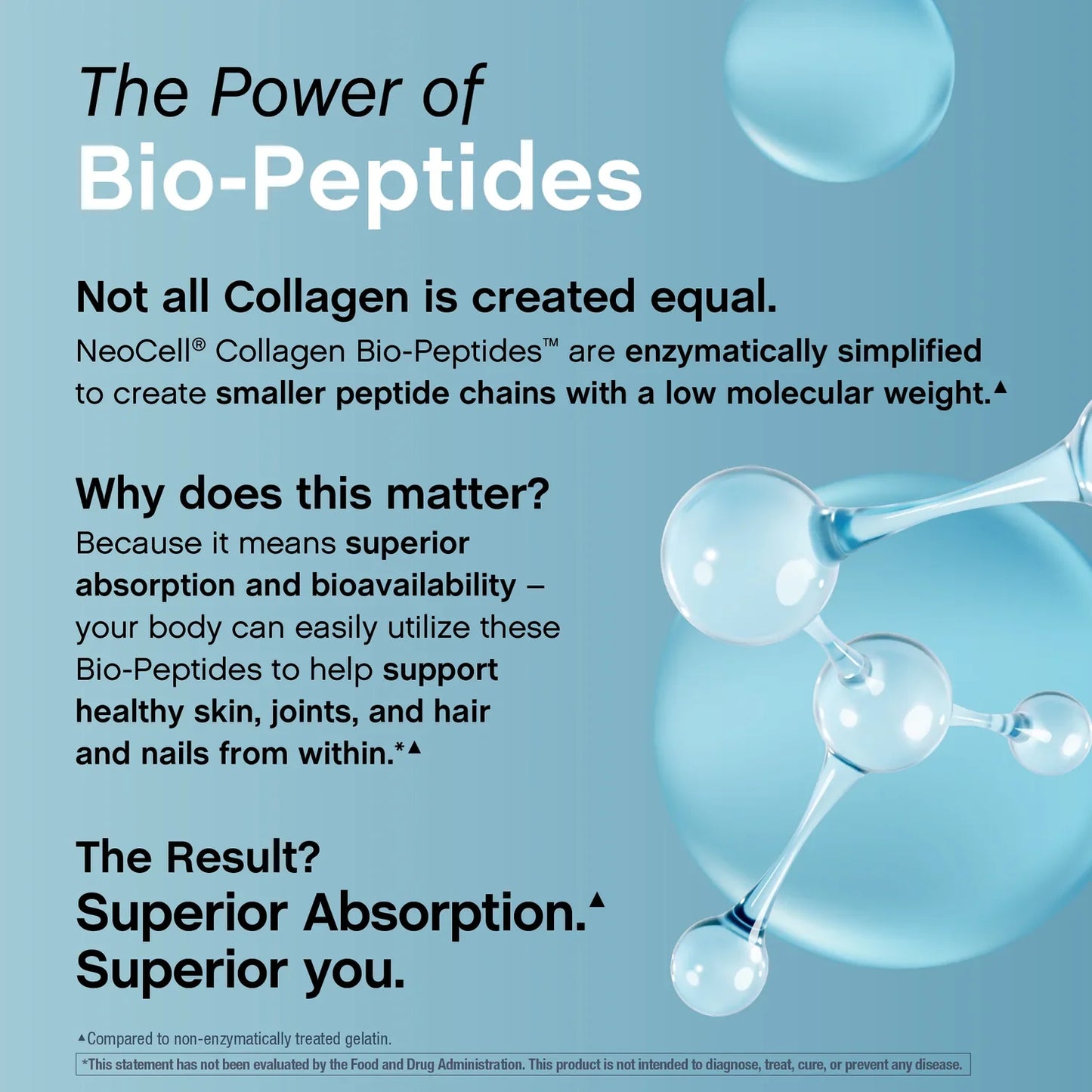 NeoCell Collagen Bio-Peptides Powder 20oz – Grassfed Collagen Protein