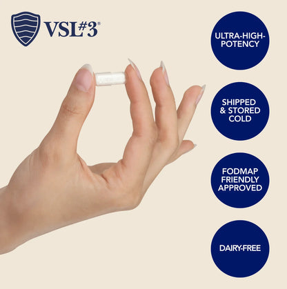 Probiotics for IBS & UC Relief | Live Multi-Strain, Refrigerated | Digestive Balance Support