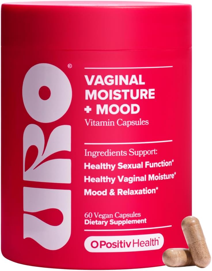 O Positiv URO Vaginal Moisture & Mood – Formulated to Support Vaginal Moisture, Mood & Relaxation  – 30 Servings