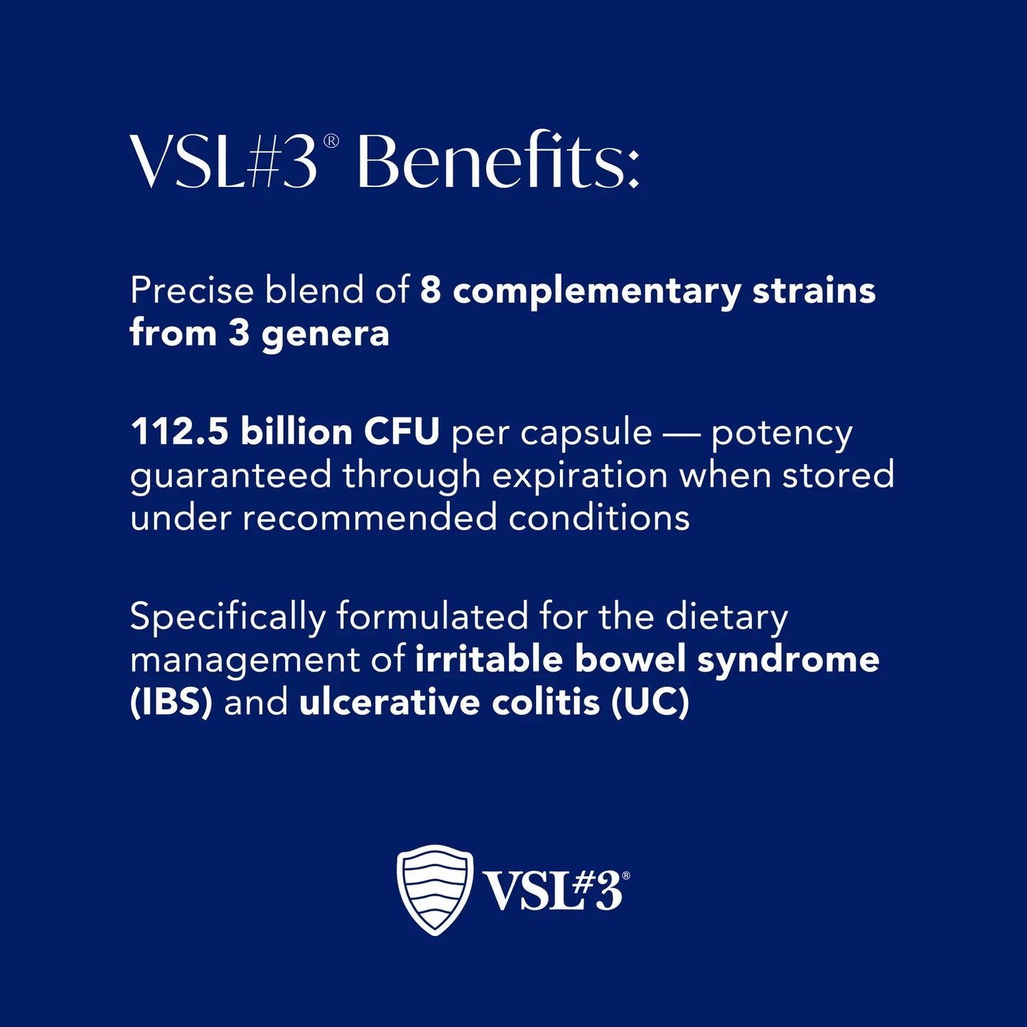 Probiotics for IBS & UC Relief | Live Multi-Strain, Refrigerated | Digestive Balance Support