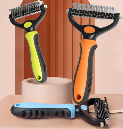 🐾  Last Day Special Price!  🏆 Professional Deshedding Tool For Dogs And Cats – Gentle On Skin, Efficient Grooming & Comfortable Grip Design ✂️