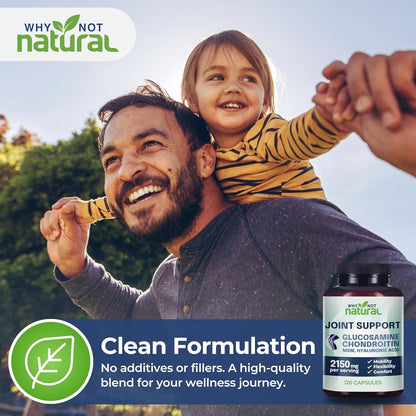 Glucosamine Chondroitin MSM Joint Support – Knee & Joint Health Supplement
