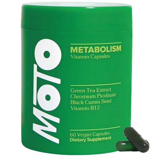 Women's Metabolism Support - Energy, Curb Cravings, Healthy Metabolism - Vegan Capsules, 30 Servings