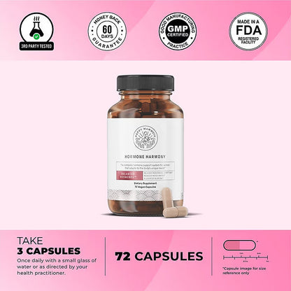 Happy Mammoth Hormone Harmony Menopause Weight Loss 72 Vegan Caps