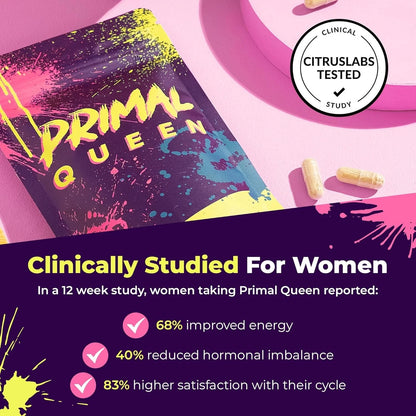 Primal Queen Female-Optimized Beef Organ Superfood Supplement - 100% Grass Fed, Pasture Raised Cattle - Balance Hormones, Energy
