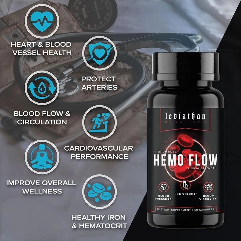 Hemo Flow | Healthy Blood Pressure, Heart, Nitric Oxide & Circulation