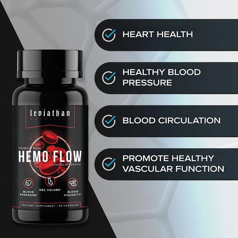 Hemo Flow | Healthy Blood Pressure, Heart, Nitric Oxide & Circulation