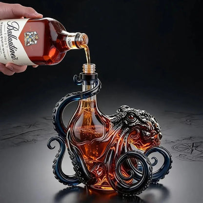 🎁 Fête des pères : 49 % de réduction - Bouteille 3D en forme de pieuvre « The Kraken Rum Edition » 🐙🥃