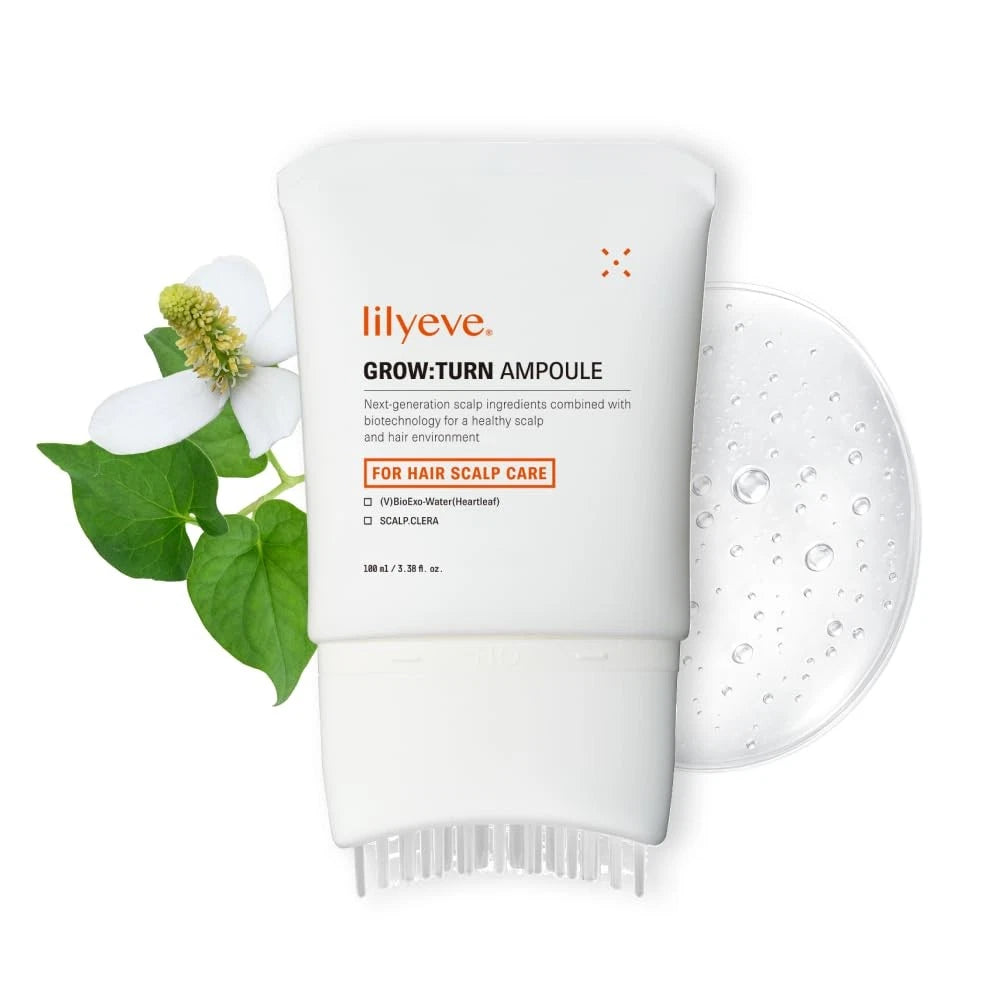 Lilyeve Growturn Hair Growth Serum with Built in Brush for Hair Growth & Thickening