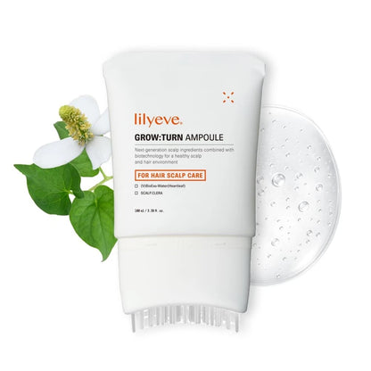 Lilyeve Growturn Hair Growth Serum with Built in Brush for Hair Growth & Thickening