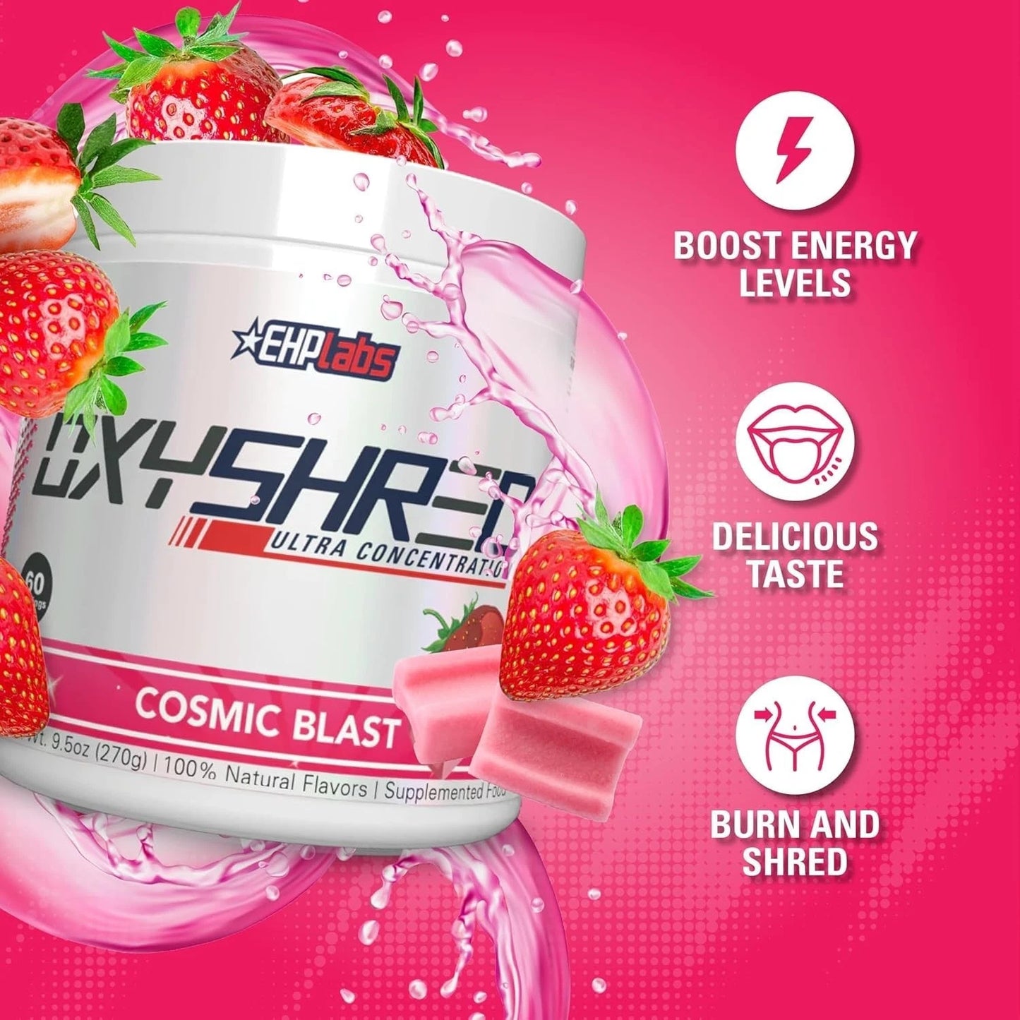 SPOTLIGHT x OxyShred Ultra Energy Powder | 60 Serves | Pre-Workout Energy & Focus Support | Daily Performance Routine | Value Size