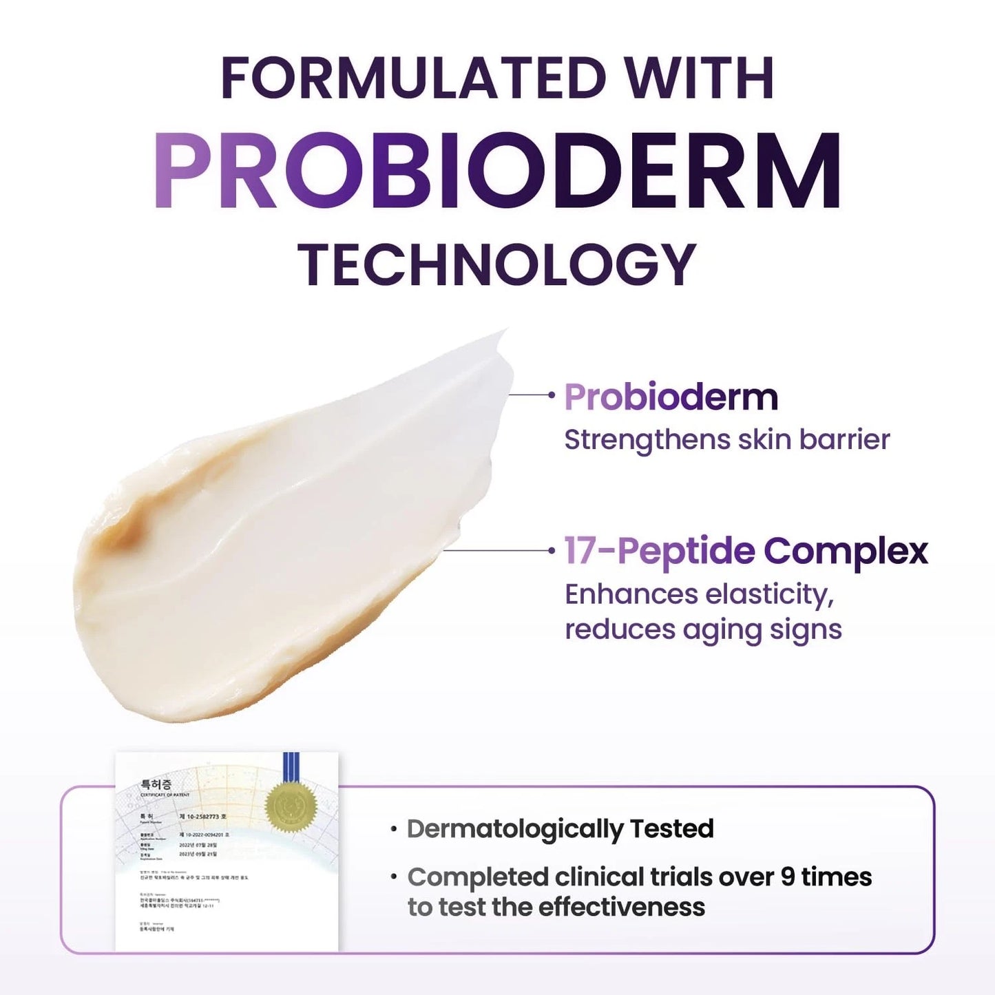 [Cardi B Pick] BIOHEAL BOH Probioderm 3D Lifting Cream 1.7 fl oz | Advanced Korean Facial Night Cream with 17-Peptide Complex & Probioderm for Wrinkles on Face and Neck, Butter-Rich Texture for Perfect Slugging | Mother's Day Gift